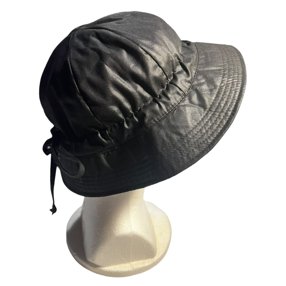 London Fog Vintage Adjustable Water Resistant Rain Bucket Hat Women's OS - Picture 2 of 6